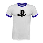 Футболка Boutique с японским логотипом PS, футболка для Xbox Game playstation, Мужская Уличная футболка, футболка с коротким рукавом в стиле хип-хоп, 2020