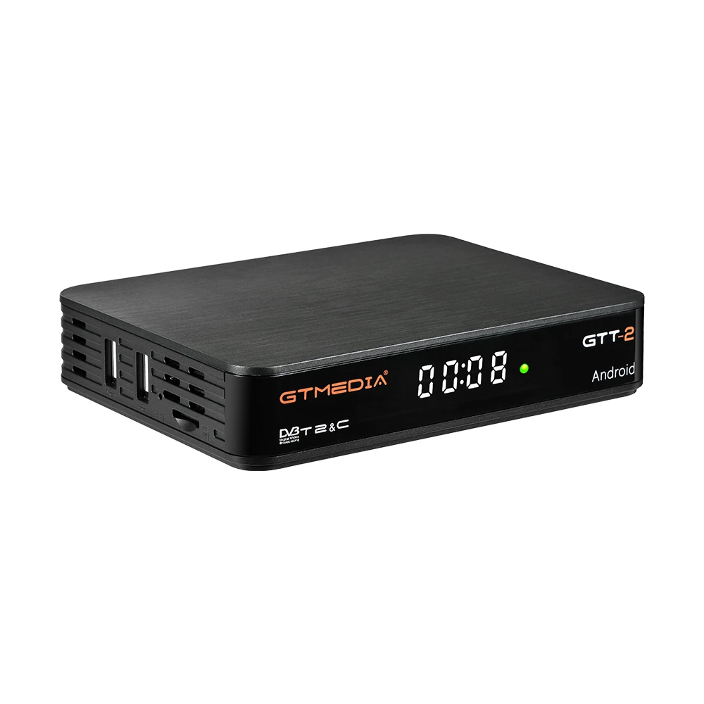FREESAT gtmedia GTT2 Android 6 0 ТВ бокс DVB T/T2/кабель/ISDBT Amlogic S905D 2 Гб ram 8 rom freesat + 1 год Бесплатный