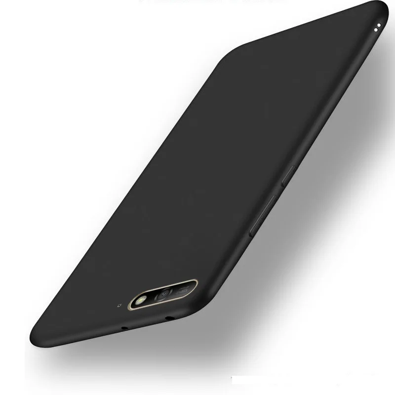 Для huawei Y6 2018 задняя крышка телефон сумка для Prime Y 6 Y6Prime Силиконовые Мягкий ТПУ