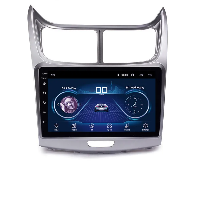 9 дюймов IPS и 2.5D сенсорный экран Android 8 1 автомобильный DVD GPS навигация для Chevrolet Sail 2010