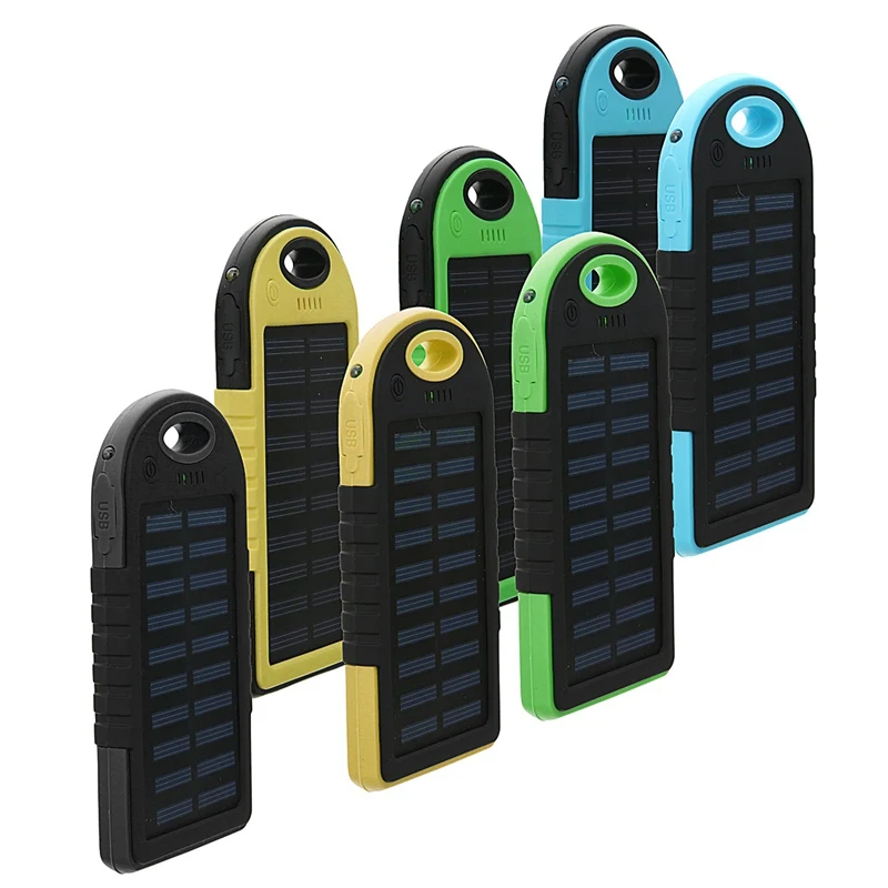 Cncool водонепроницаемый внешний аккумулятор на солнечных батареях 20000 мАч двойной