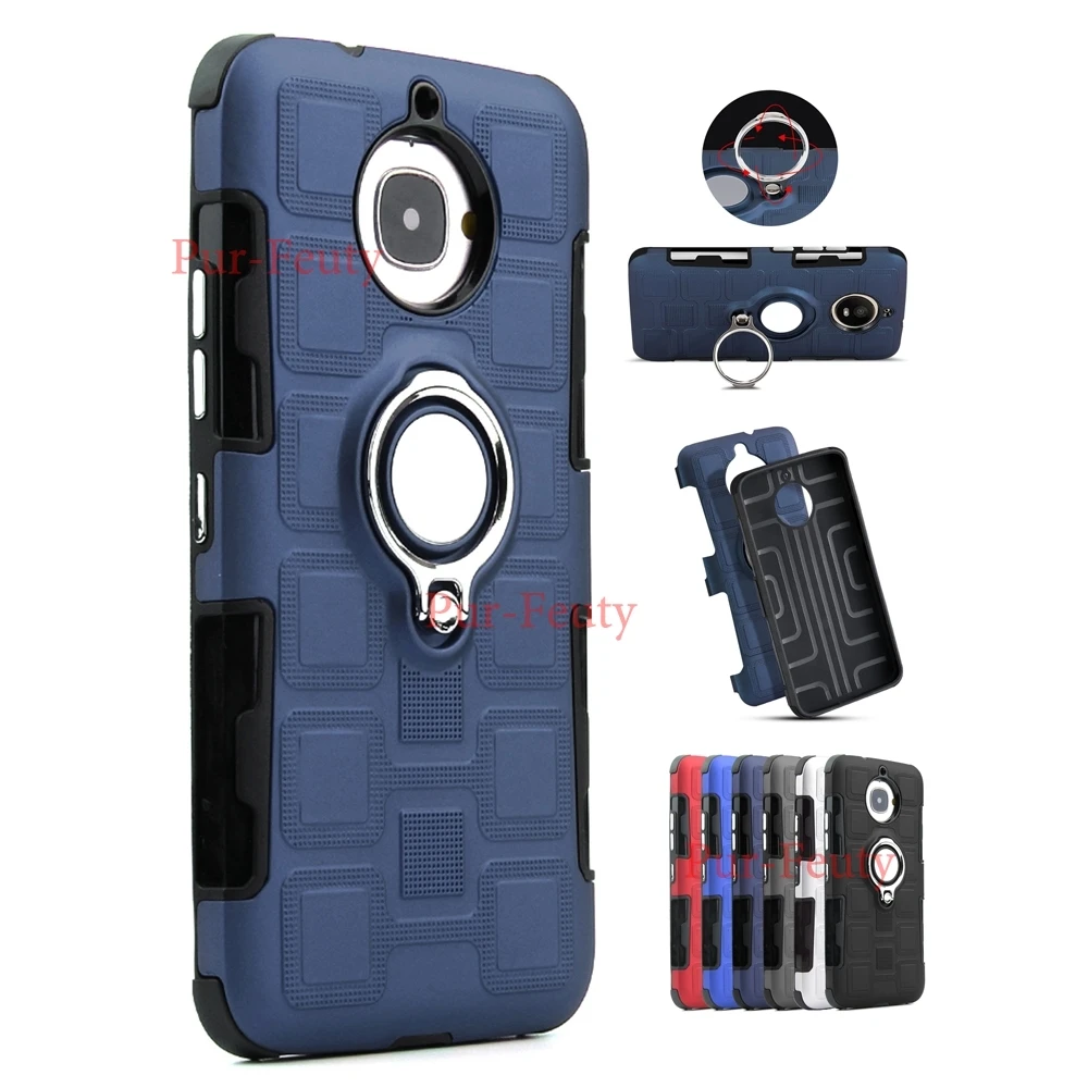 for Motorola Moto G5s XT1792 XT1794 Armor TPU Back Cover Plus XT 1806 1802 Finger Ring Silicone Phone Case | Мобильные телефоны и