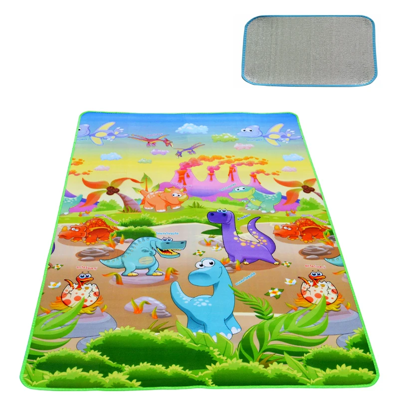 Dinosaur Single Детский игровой коврик-пазл, детский коврик для спортзала, Подарочный игровой коврик, детские игры, 180*120 см, игрушки для малышей и младенцев, детский коврик - Цвет: Dinosaur Single