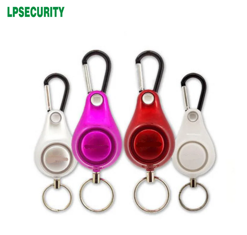 10 шт./лот для самозащиты Женская Мини персональная сигнализация вытяжное кольцо