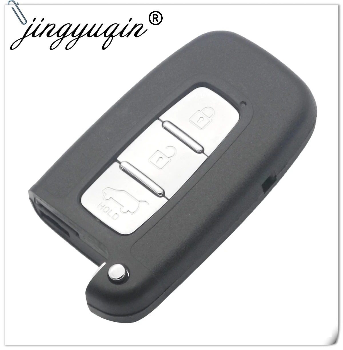 Jinyuqin 2/3/4 кнопки смарт дистанционные брелки для ключей чехол для hyundai IX35 Sonata 8 Elantra Kia K2 K5 Sportage Форте замена корпуса