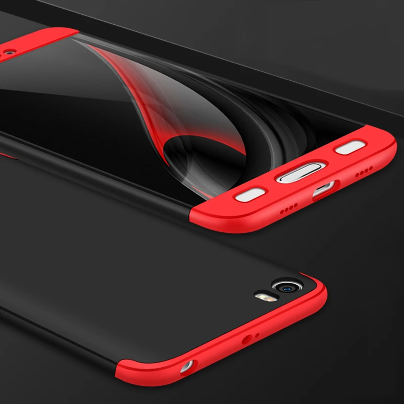 Для Xiaomi mi 5 чехол люкс 360 полная защита Мобильный для телефона Жесткая задняя