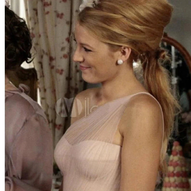 Женское свадебное платье со шлейфом Сплетница Серена 2020 пикантные розовые