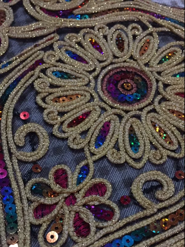 Аппликация для выреза аппликация блестки кружевная отделка нашивки одежды гипюр