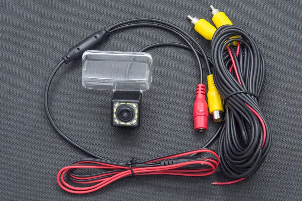 175 градусов MCCD рыбий глаз 12LED HD камера заднего вида для Toyota Camry Verso EZ 2012 Yaris Corolla Vios peugeot 206 207 307 407