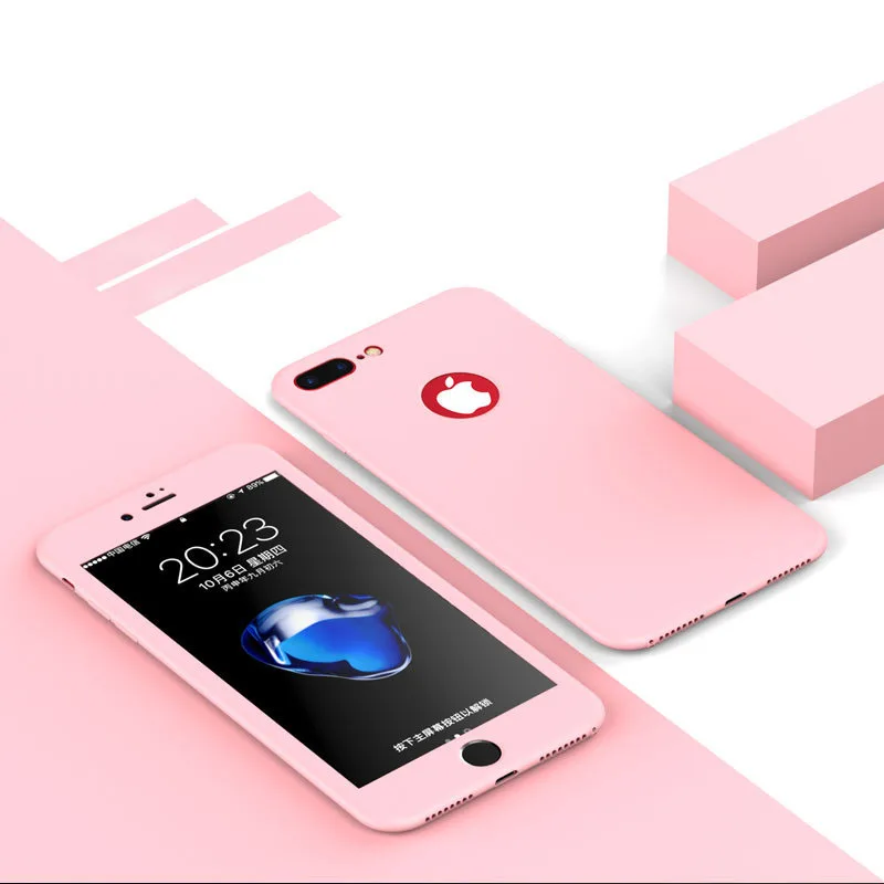 Роскошный 360 градусов полный чехол для iPhone 5 S SE X силиконовый мягкий TPU 6 6s 7 8 plus fundas