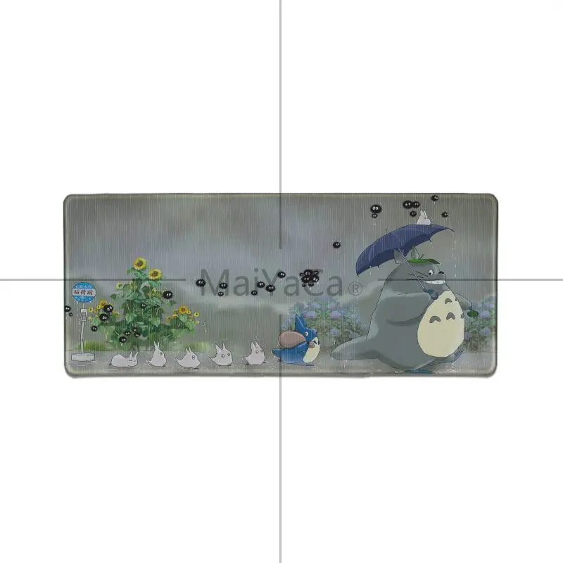 Lock Edge 30x80cm Maiyaca дизайн Мой сосед Тоторо Аниме Коврик для мыши геймер игровые коврики ноутбук офисные мыши геймер мягкий коврик для мыши Lockedge gaing - Цвет: Lock Edge 30x80cm