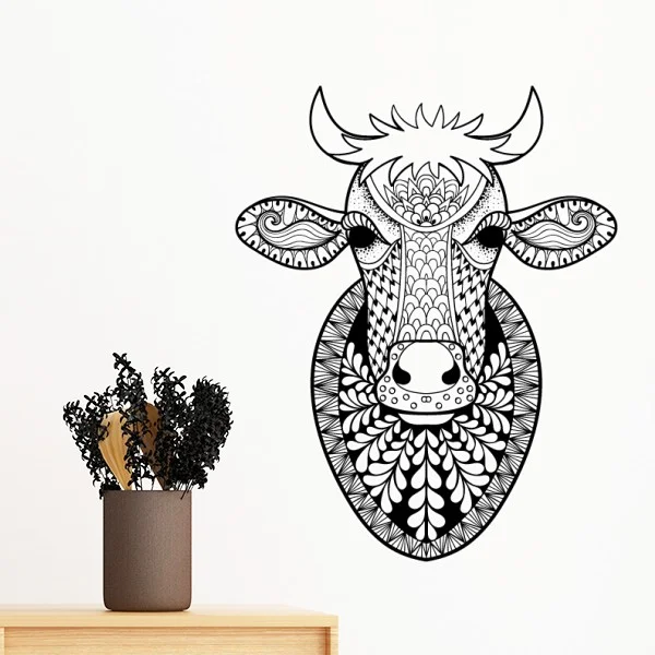 

Animal Big Cow Picture Removable Wall Sticker Art Decals Mural DIY Wallpaper for Room Decal