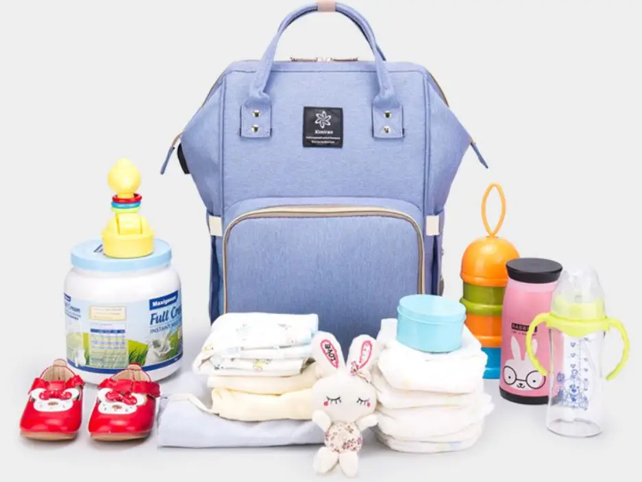 Сумка для детских подгузников с usb интерфейсом вместительный водонепроницаемый