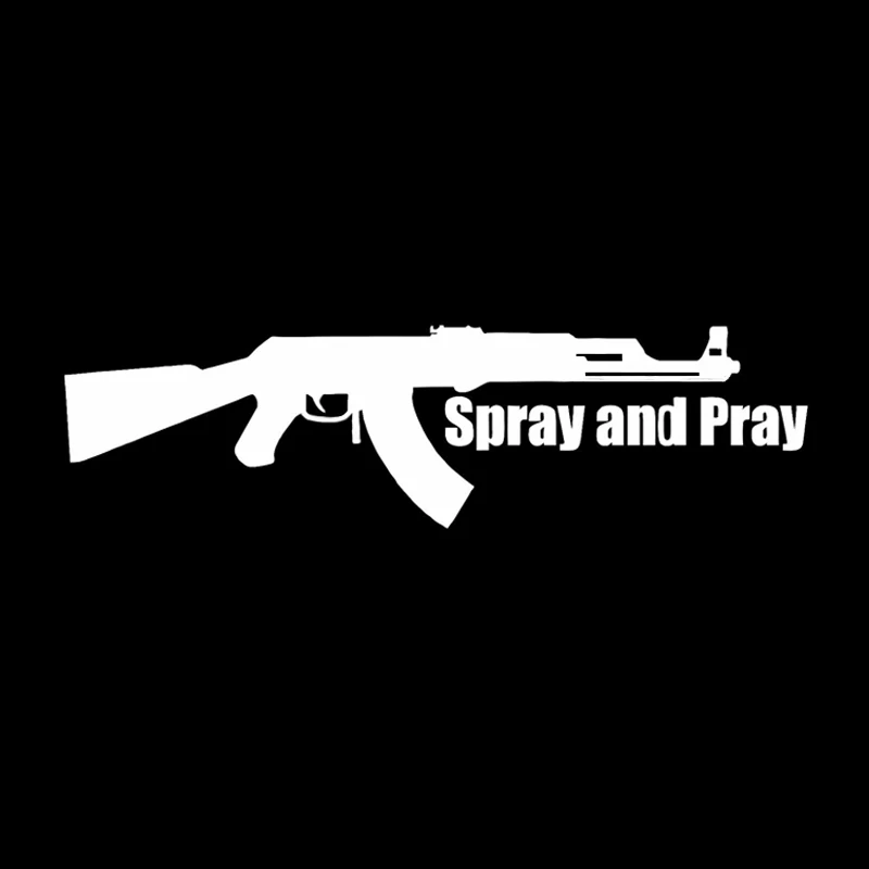 YJZT 18 7*5 1 см самый крутой виниловый фотоаппарат Ak47 для распыления и молитвы |