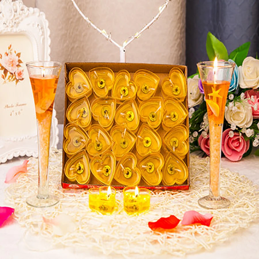 Желейный подарок украшение для ужина при свечах свечи дня рождения вечерние