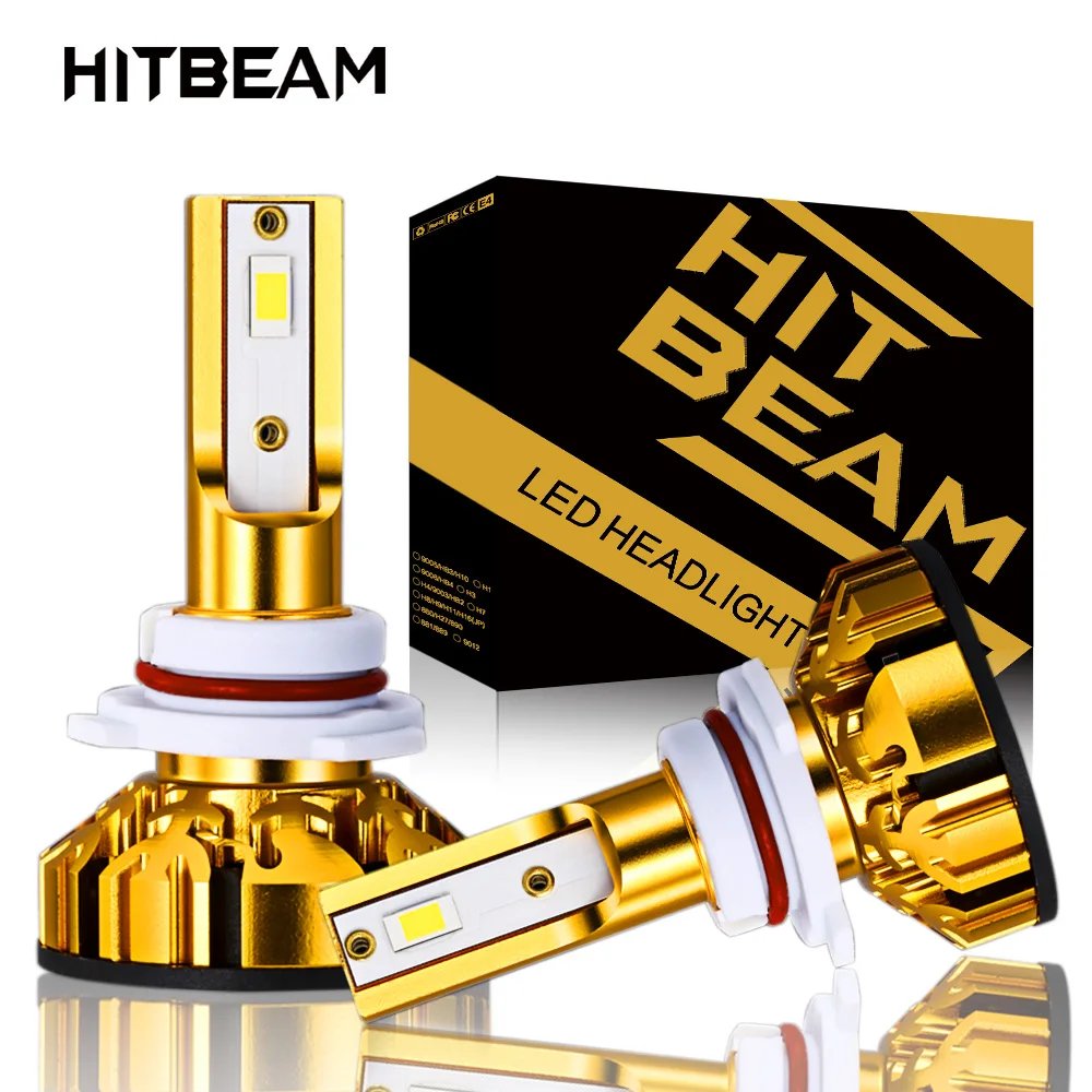 HITBEAM автомобильный светильник s hb3 9005 Светодиодная лампа hb4 9006 светодиодный