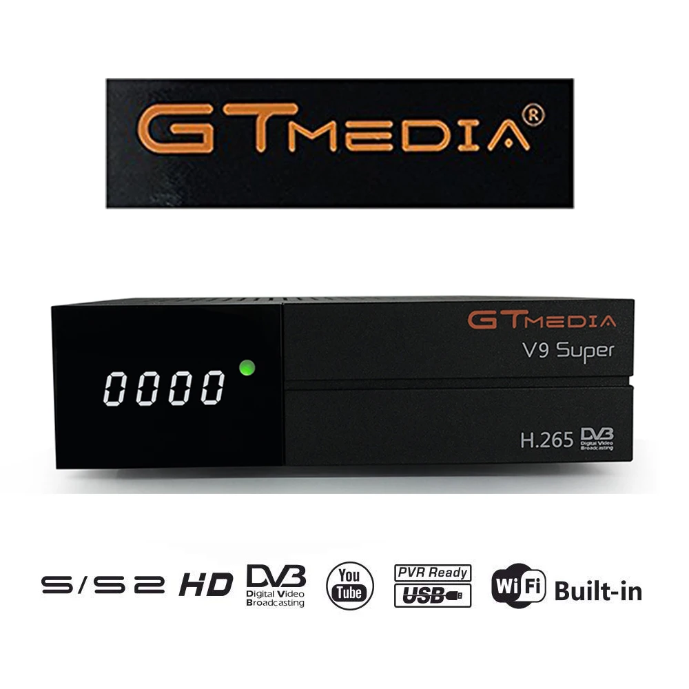 V9 Super DVB S2 TV ricevitore спутниковый декодер Gtmedia 1080P Full HD PowerVu Biss KEY со встроенным Wi