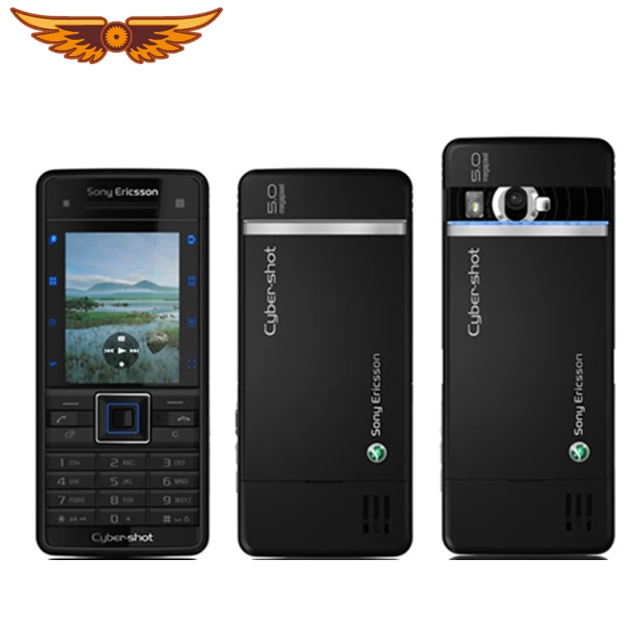 Разблокированный sony Ericsson C902 GSM одноядерный 2,0 дюймов 5MP камера FM радио отремонтированный мобильный телефон флип мобильный телефон