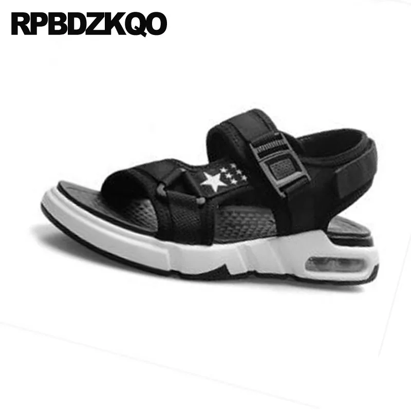 люди обувь Runway кроссовки черный меш повседневная пляж дизайнер спорт мода ремень