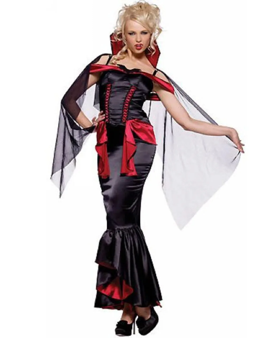 

sexy halloween costume Cosplay Vampire Costume Evil Female Movie Costume queen cosplay carnival clubwear 8373