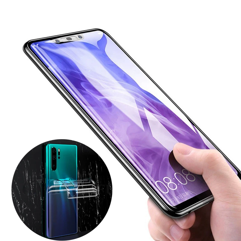 Гидрогелевая Защитная пленка для Huawei P30 P20 Mate 20 lite Pro p smart 2019 защитная экрана