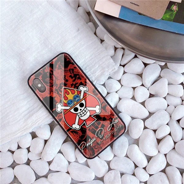 Цельный заказной стеклянный чехол для телефона для iPhone 11 Pro X R S MAX Чехол DIY Обезьяна D Луффи чехол для телефона для iPhone 8 6s 7 Plus - Цвет: 2003