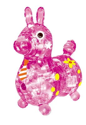 Kidpower Счастливый час головоломки хрустальные головоломки 3D животное лебедь яблоко звезда головоломка игра для мозга развивающие игрушки подарок