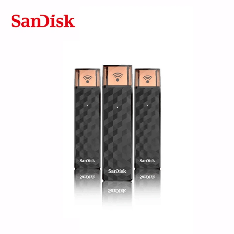 SanDisk Connect Wireless Stick USB Flash Drive 16GB 32GB Pen 64GB 128GB 200GB pendrive SDWS4 Wi-Fi + 2.0 | Компьютеры и офис