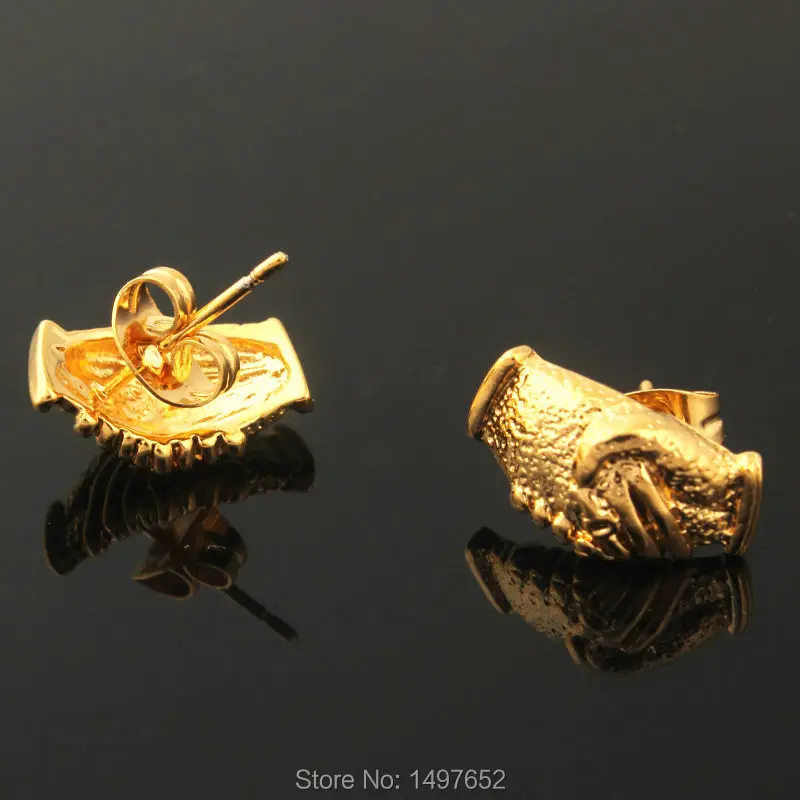Золотые серьги/модные ювелирные изделия золотого цвета серьги гвоздики в форме