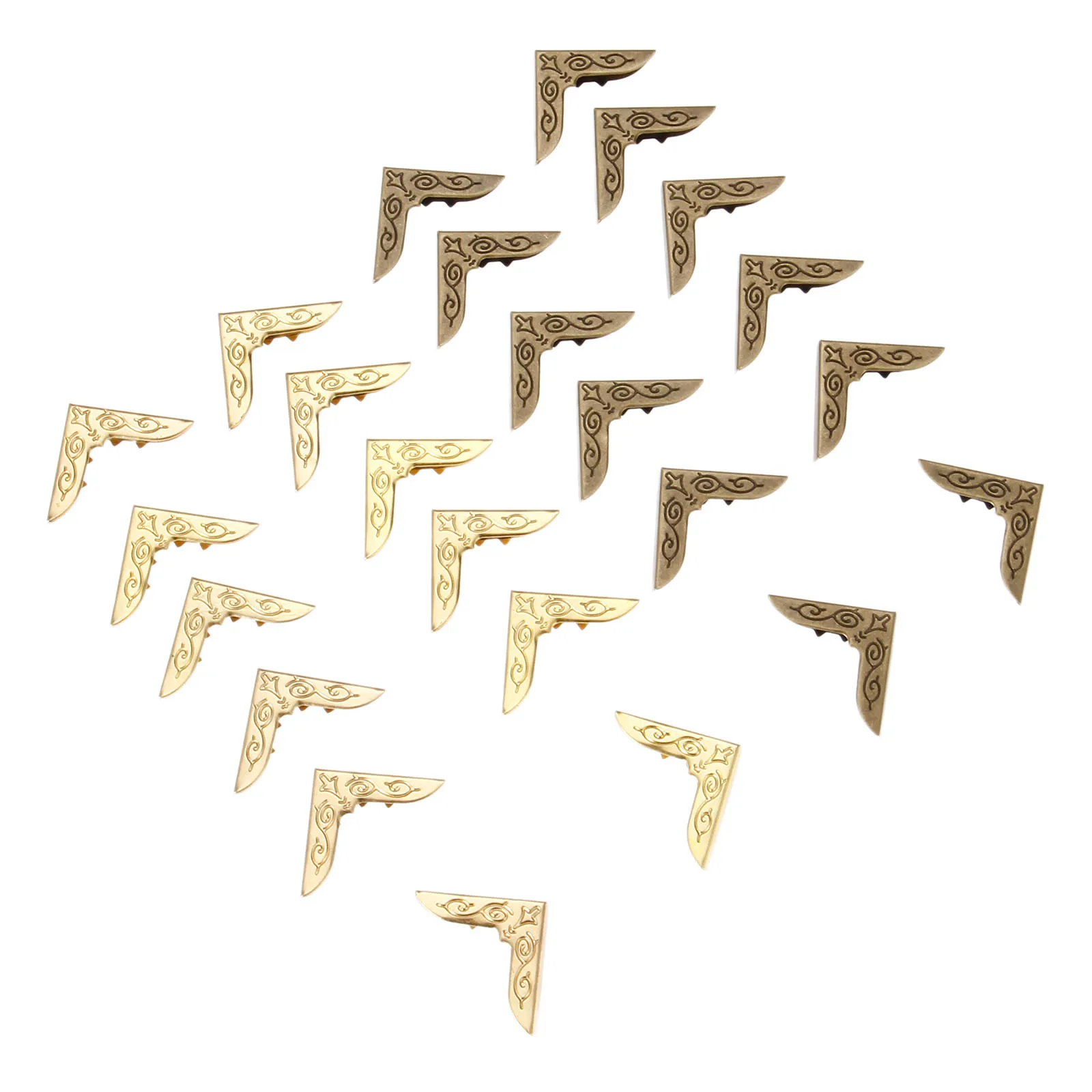 DRELD 20 шт. книга Скрапбукинг Альбомы меню папки воротник Угловые протекторы