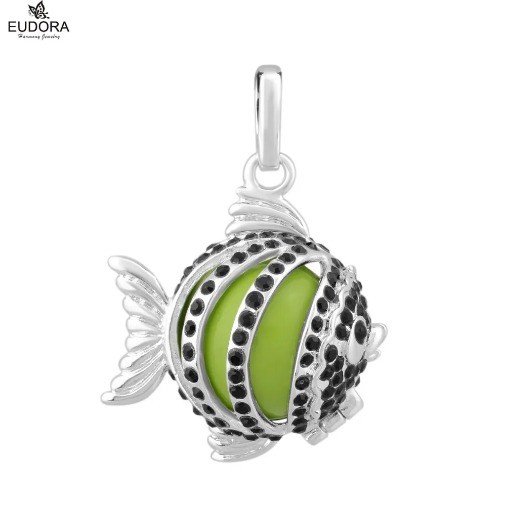 Ювелирные изделия Eudora в форме шара Милая модель медная металлическая подвеска