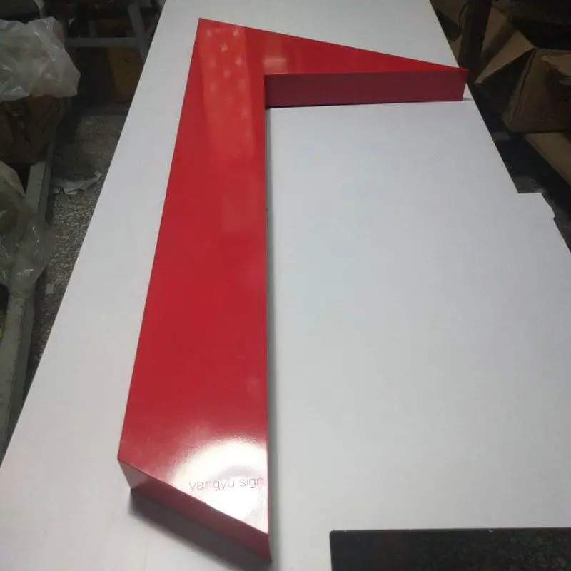 Изготовленный На Заказ Металл для рекламы без подсвечиваемых букв вывеска