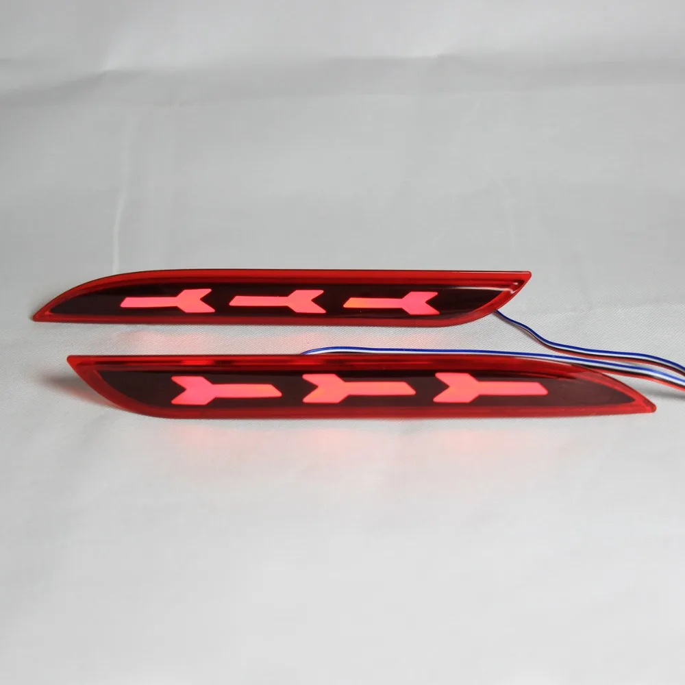 Задний бампер Предупреждение светильник плавные огни футболка с принтом