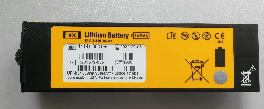 toper 4.5Ah News Defibrillator battery for Lifepak 1000 REF 11141-000156 3205379-005 | Компьютеры и офис