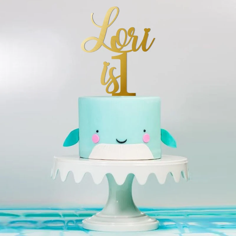 Любой номер имени Топпер для торта на день рождения любой возраст индивидуальное