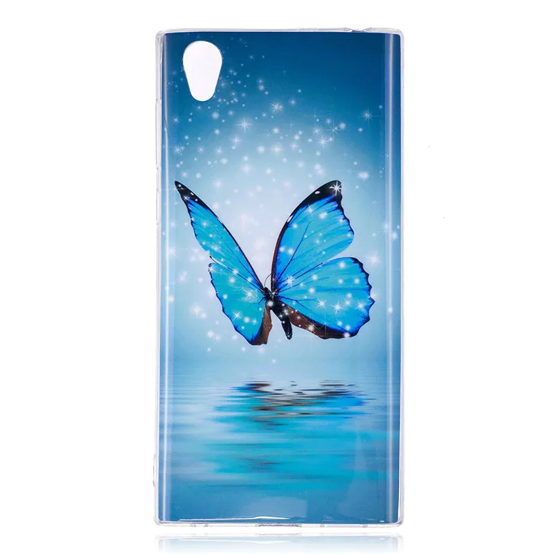 Светящийся чехол Wekays для Sony Xperia L1 E6 G3311 G3312 милый мультяшный единорог сова Череп
