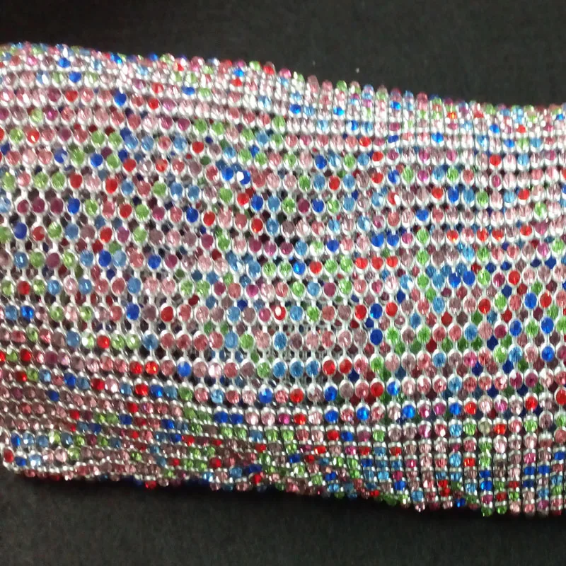 ZY Bling 45x40 см качественные хрустальные стразы металлическая сетка ткань металлическая ткань металлические блестки ткань с блестками украшение дома