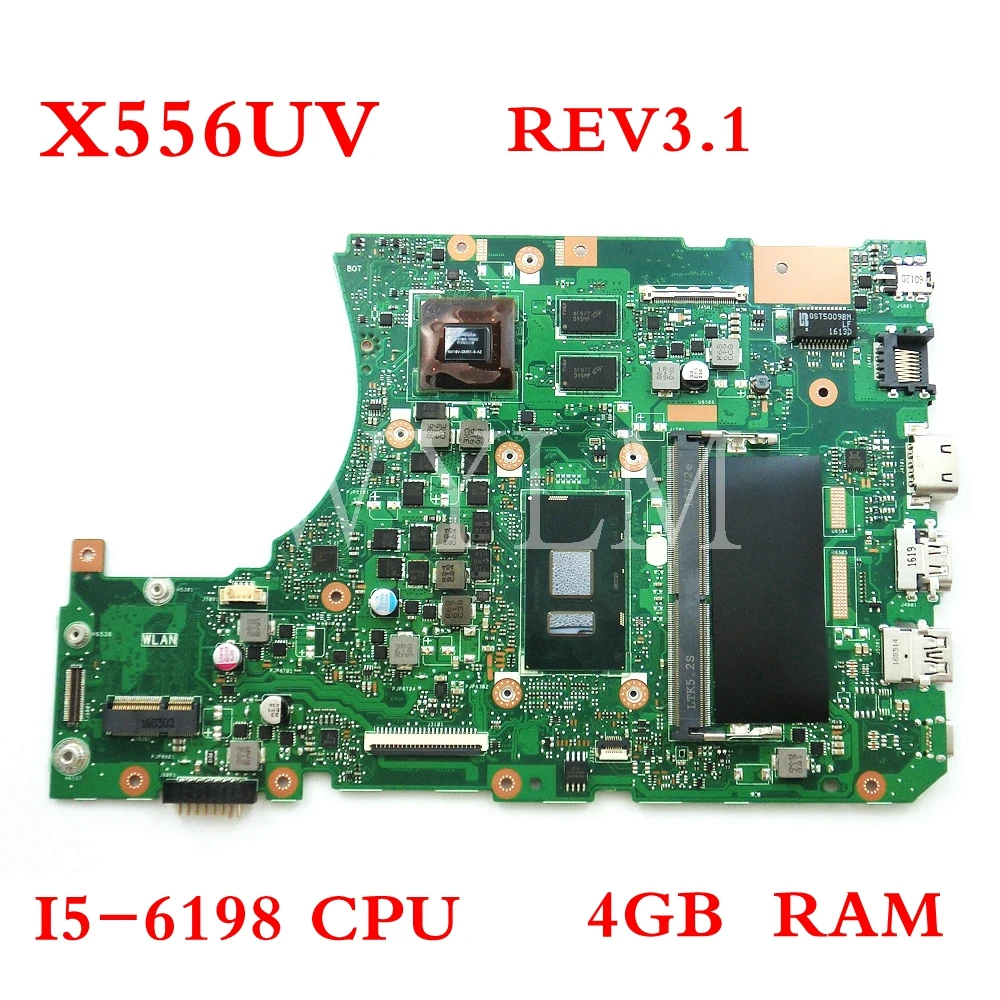 X556UV 4 Гб оперативная память с I5-6198 процессор N16V-GMR1-S-A2 плата для ASUS X556U X556UR X556URK