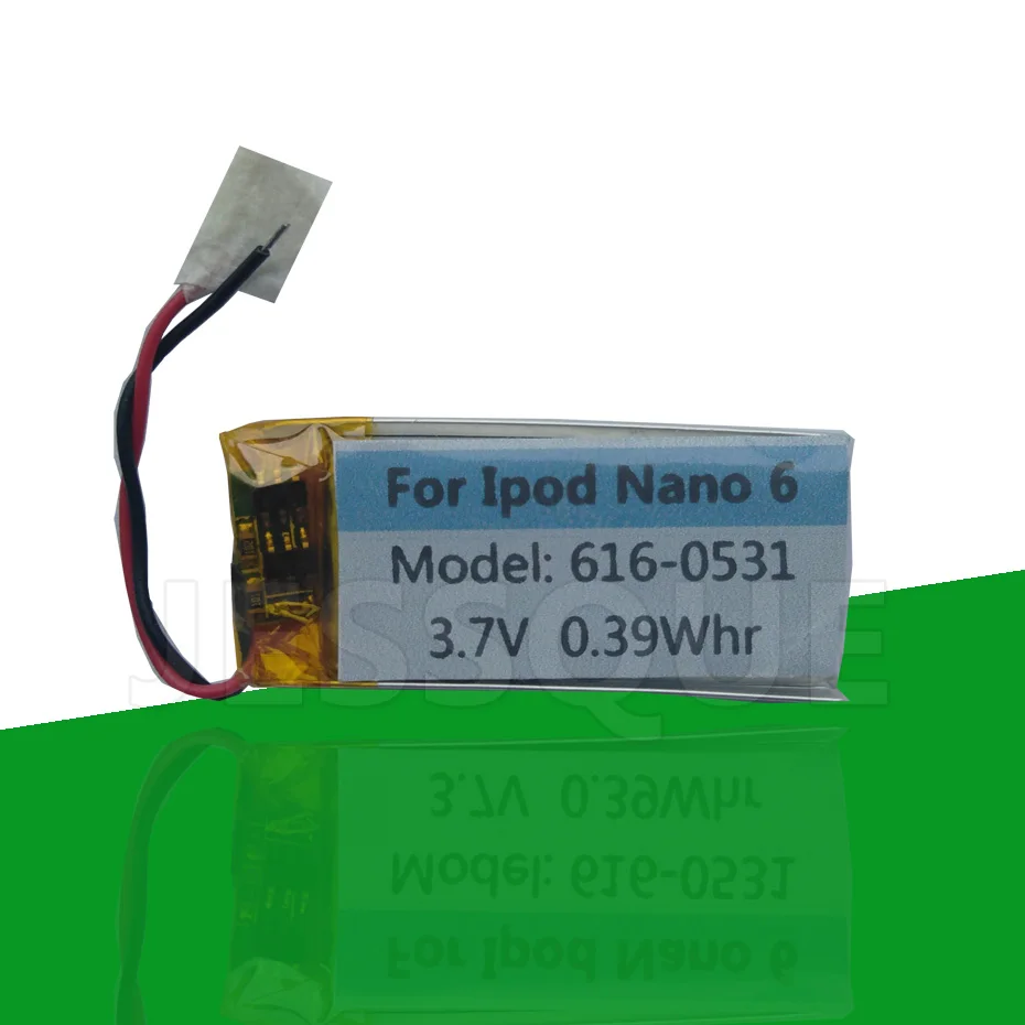 Абсолютно Новый 616 0531 0.39Whr аккумулятор для Apple iPod Nano 6 6th Gen 8GB 16GB Batterie Nano6 Nano6th MP3 MP4