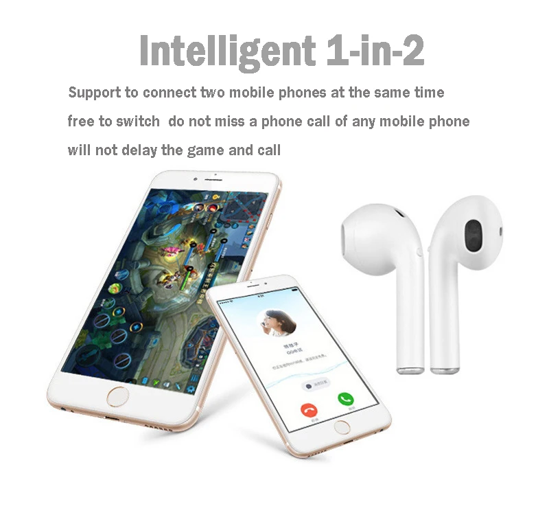TWS I9S Bluetooth наушники Беспроводная гарнитура стерео наушники спортивные наушники с микрофоном для телефона xiaomi