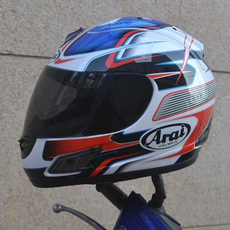 Бесплатная доставка мотоциклетный шлем полный ARAI полное лицо ECE синий Capacete