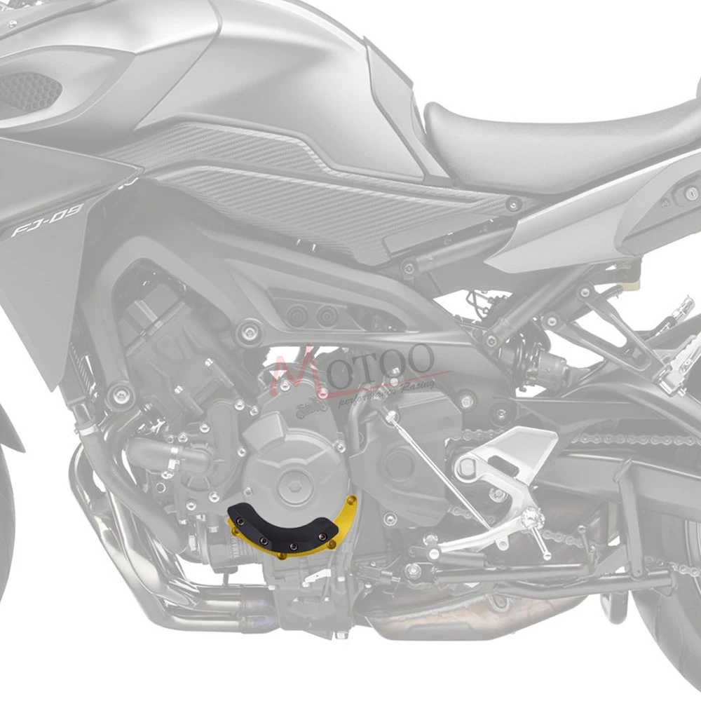 Защита двигателя чехол ползунок Cover Protector для Yamaha MT-09 MT09 MT 09- FJ-09 Tracer 900 XSR900