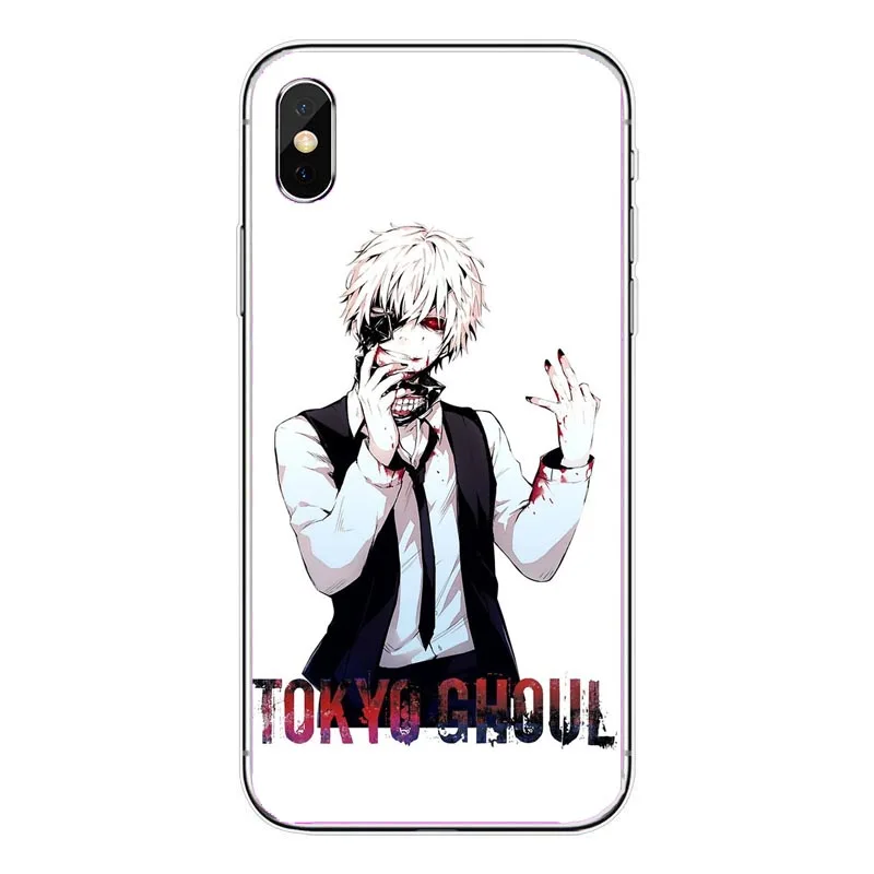 Чехол для телефона с японским Аниме Tokyo Ghoul чехол iPhone Xs XR XS Max 8 7 6 6splus 5 5S SE 4S аниме |