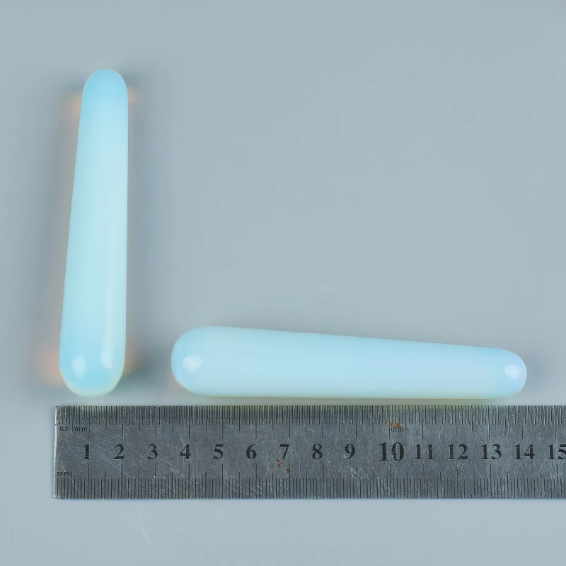 

100mm Opalite Yoni Wand Crystals Pleasure Stick Massage Tool Acupoint Pen Health Care Jade Massager Kegel Exerciser
