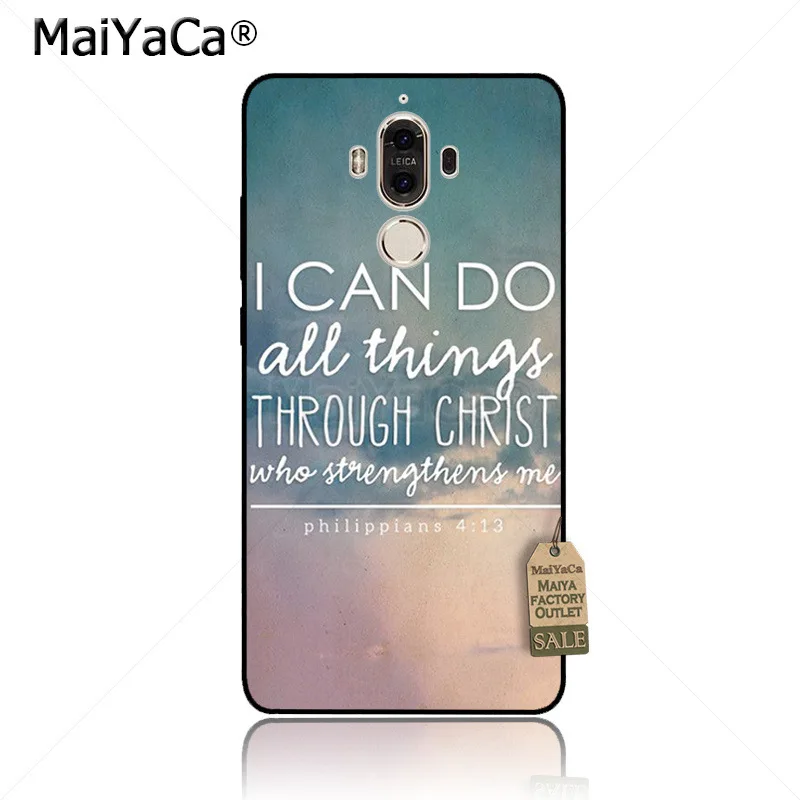 MaiYaCa тексты Библии Филиппины Иисус Христос христианский чехол для телефона Huawei