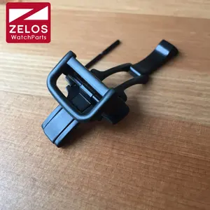 Матовая черная Пряжка из поливинилхлоридной стали для наручных часов 20 ммзастежка для пам Panerai Radiomir Luminor резиновыйкожаный ремешок для часов