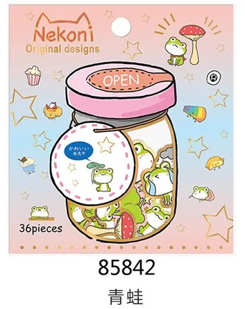 36 шт./1 упаковка Kawaii канцелярские наклейки Единорог свинья дневник планировщик декоративные мобильные наклейки Скрапбукинг DIY ремесленные наклейки - Цвет: 85842 QingWa
