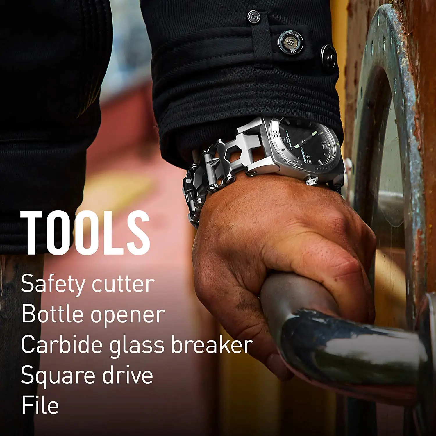 Часы LEATHERMAN-Tread Tempo, Настраиваемые многофункциональные часы