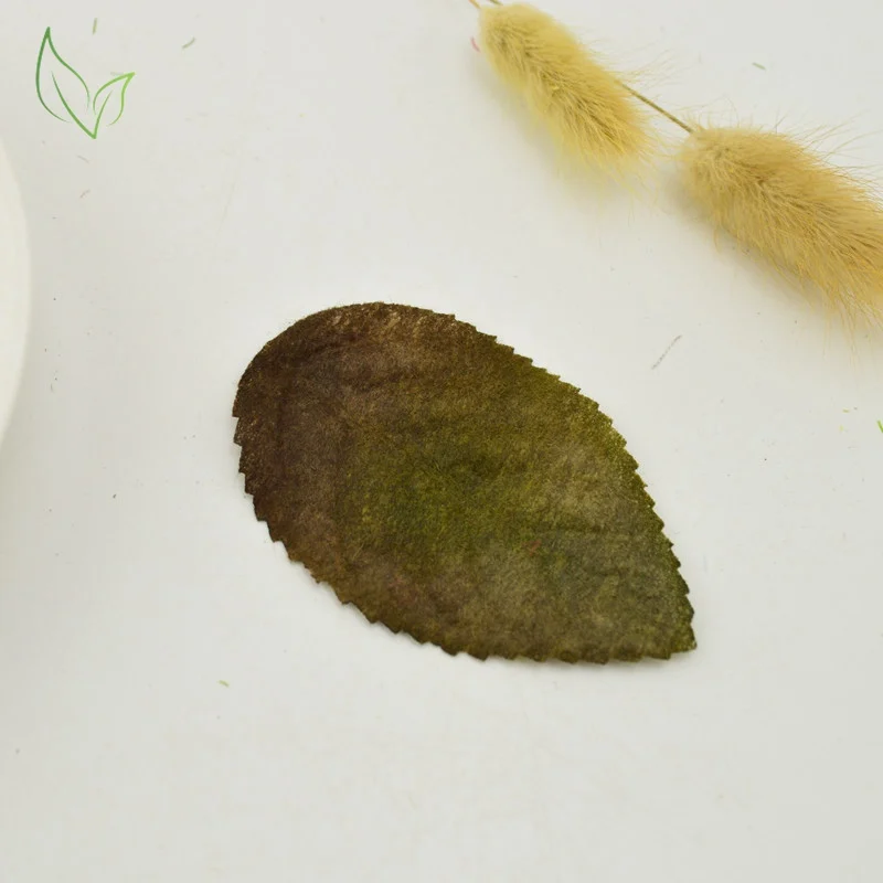 10 шт. искусственные листья зеленого дерева для свадьбы украшения дома рукоделие