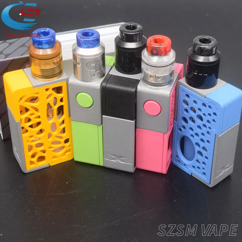 Боксмод Fogger XBOX Mechanical Squonk с KALI V2 RDA kit 8 мл силиконовая бутылка аккумулятор 18650 20700